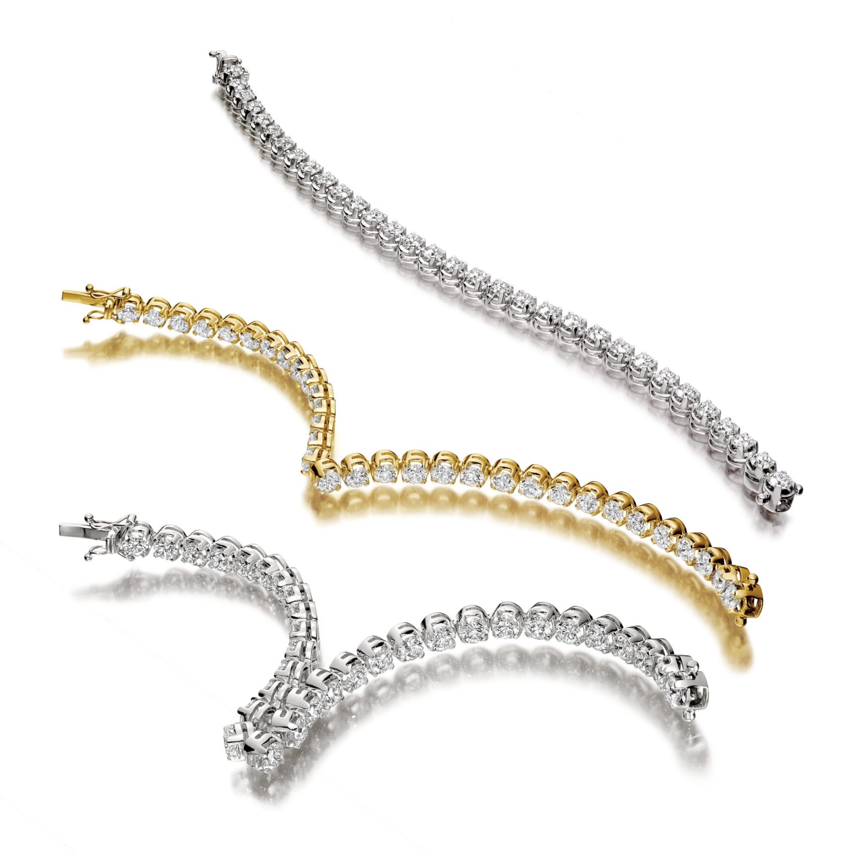 Laboratory-Grown Diamond Bracelets